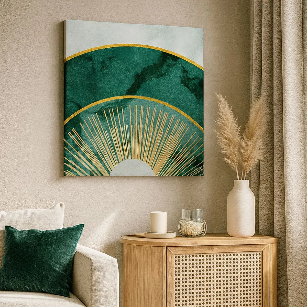 Tablou pe pânză - Un alt sistem solar - 30x30 cm