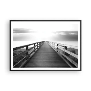 Poster în ramă neagră - Departe, departe... - 100x70 cm