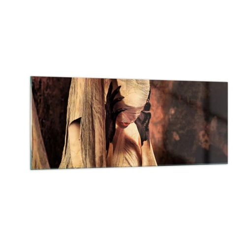 Tablou pe sticlă - Între bine și rău - 100x40 cm