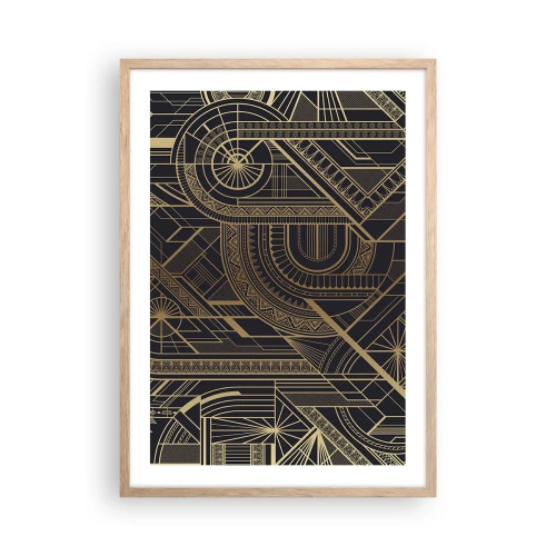 Poster în ramă de stejar deschis - Concepte, idei, planuri - 50x70 cm