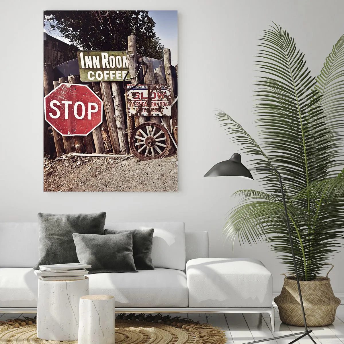 Tablou pe sticlă - Iar timpul s-a oprit - 50x70 cm