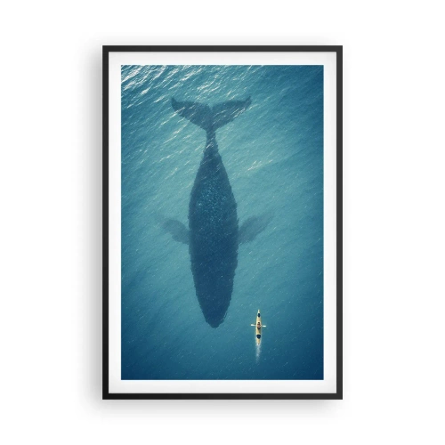 Poster în ramă neagră - Întâlnire pe ocean - 61x91 cm