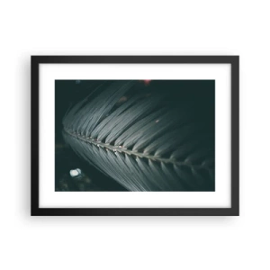 Poster în ramă neagră - Precizia naturii - 40x30 cm