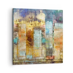 Tablou pe pânză - Metropola însorită - 60x60 cm