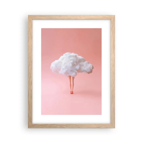 Poster în ramă de stejar deschis - Dulce promisiune - 30x40 cm