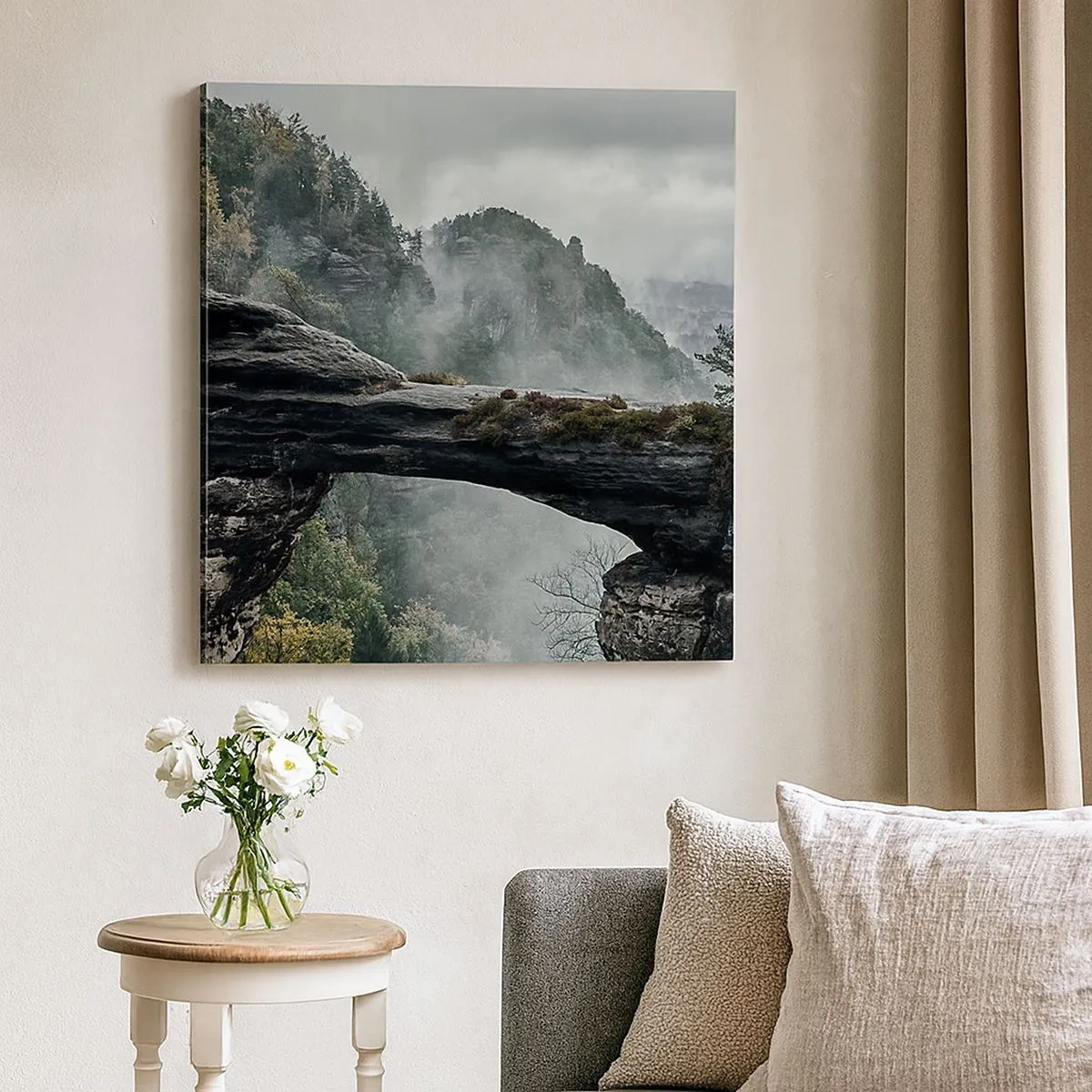 Tablou pe pânză - Aventura este pe cale să înceapă - 30x30 cm