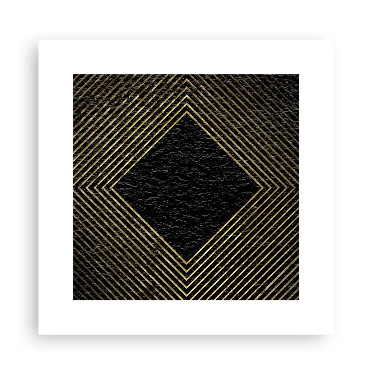 Poster - Geometrie în stil glamour - 30x30 cm
