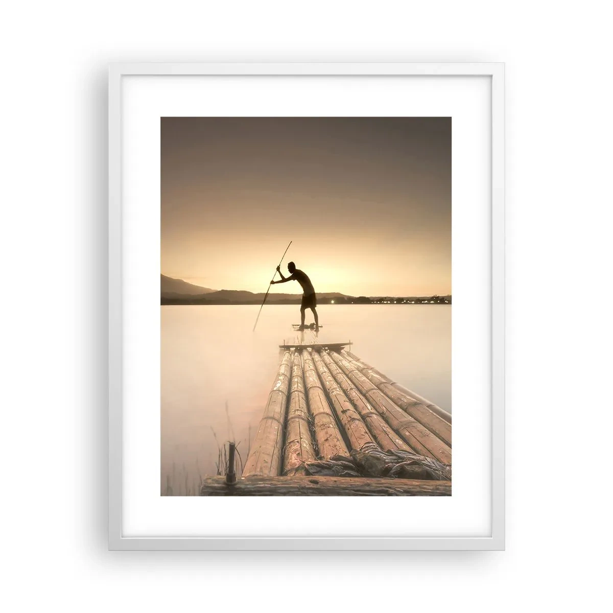 Poster în ramă albă - Înainte de odihnă - 40x50 cm