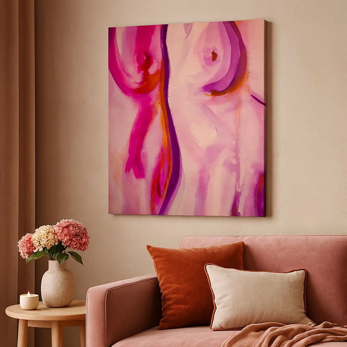 Tablou pe pânză - Oda feminității - 30x30 cm