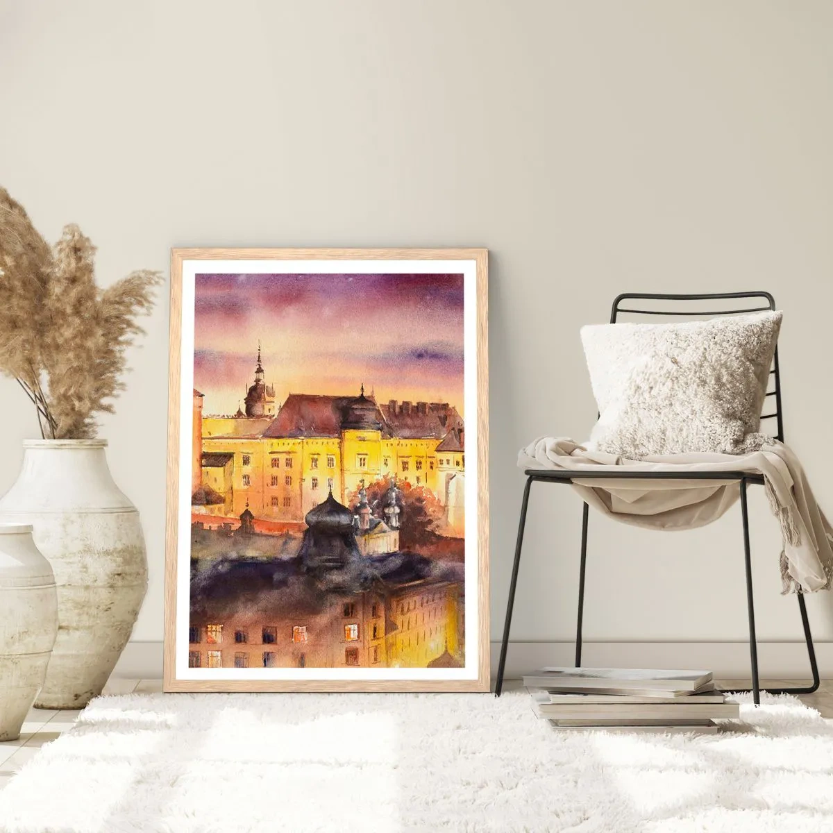 Poster în ramă de stejar deschis - Poveste și basm - 70x100 cm