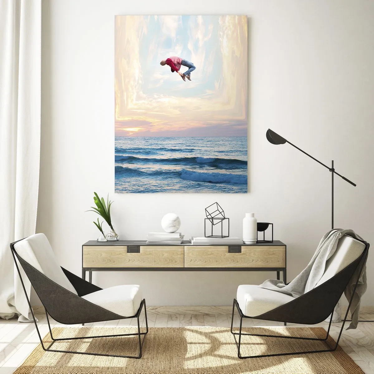 Tablou pe sticlă - Spre o altă dimensiune - 50x70 cm