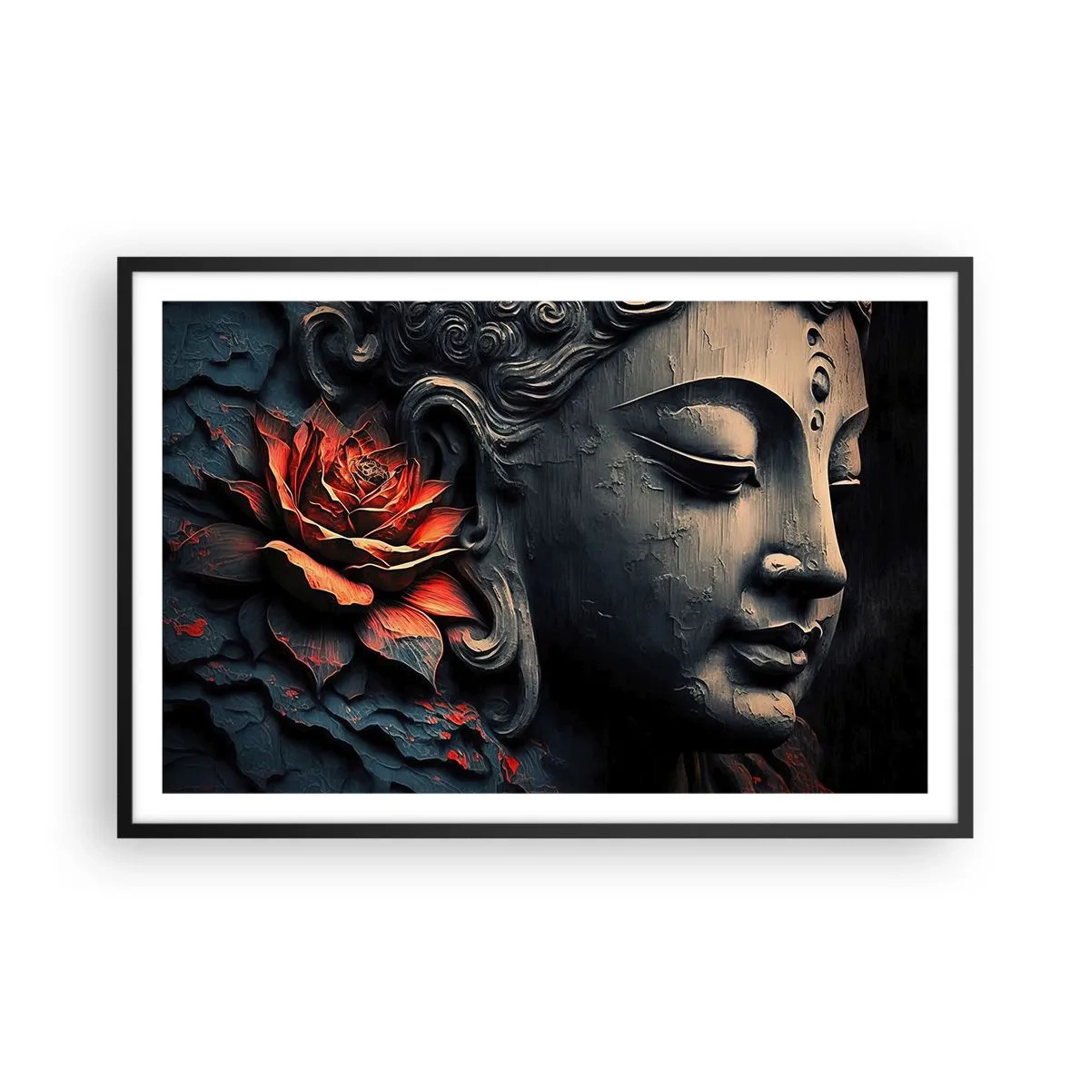 Poster în ramă neagră - În ton cu lumea - 91x61 cm