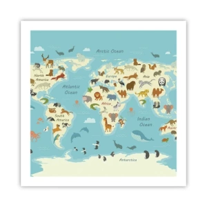 Poster - Vecini buni - 60x60 cm