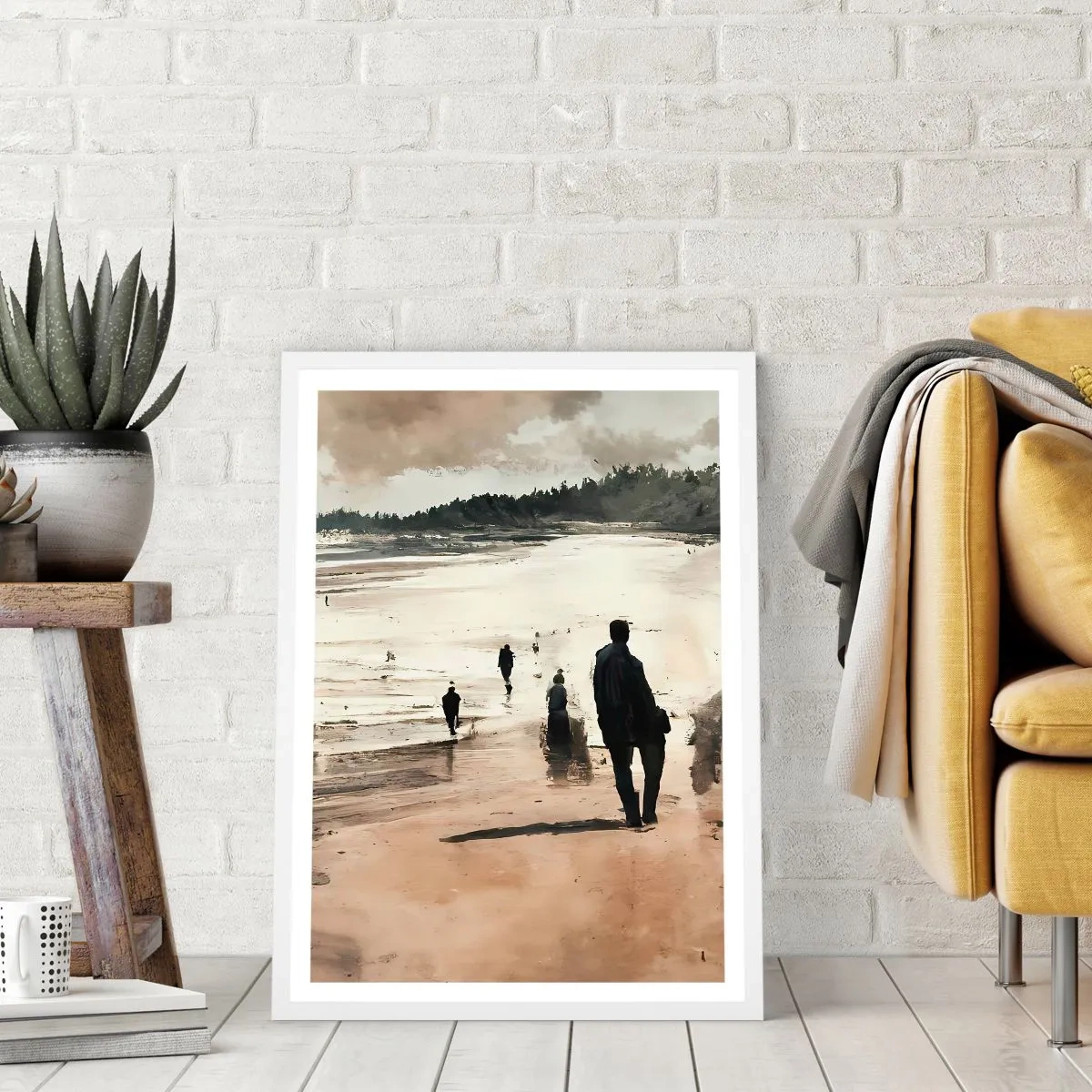 Poster în ramă albă - Reamintiți - 40x50 cm