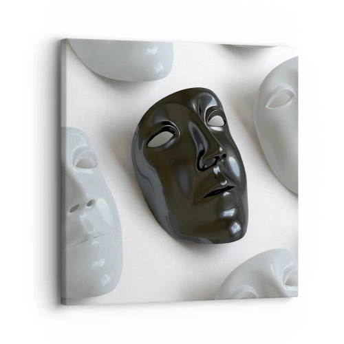 Tablou pe pânză - Cum să ieșiți în evidență? - 30x30 cm