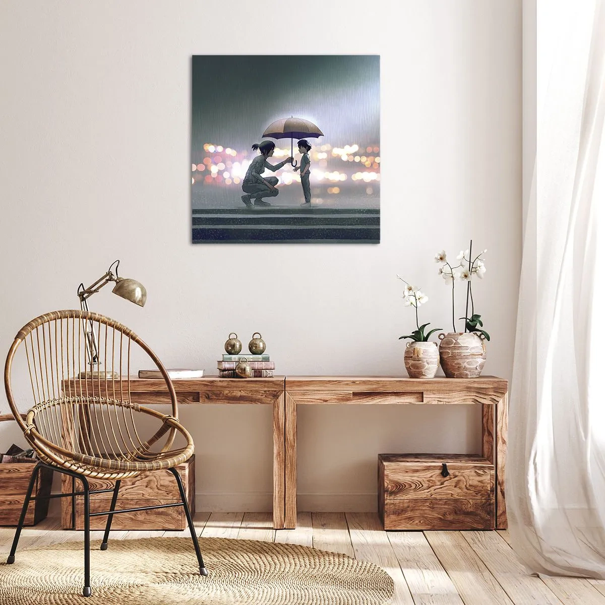 Tablou pe pânză - Și totul este bine acum - 50x50 cm