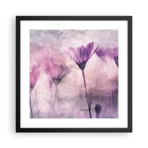 Poster în ramă neagră - Un vis de flori - 40x40 cm