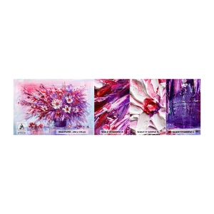 Mostră tapet autocolant Deluxe Sticker - Inocență și pasiune  - Flori, Buchet de flori, Grădină - 100x30 cm