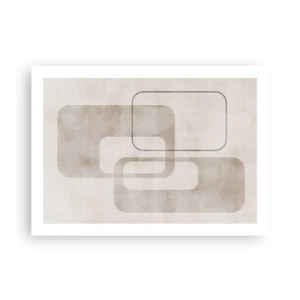 Poster - Fuga geometrică - 70x50 cm