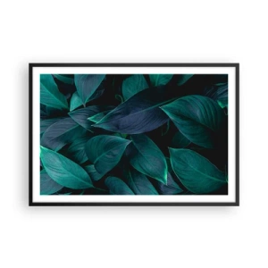 Poster în ramă neagră - Verdeața în sine - 91x61 cm