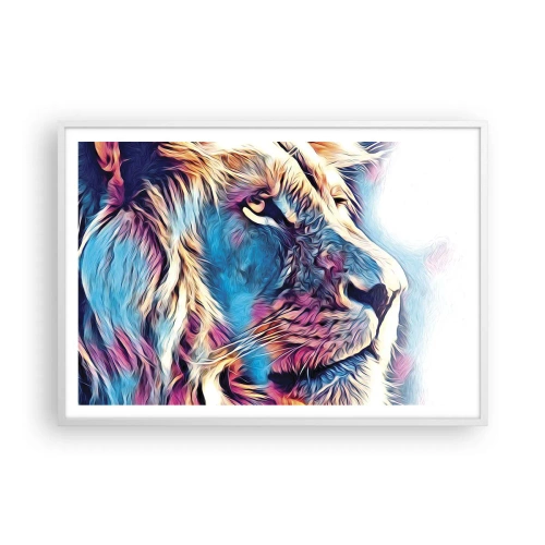 Poster în ramă albă - Înțelepciunea naturii - 100x70 cm