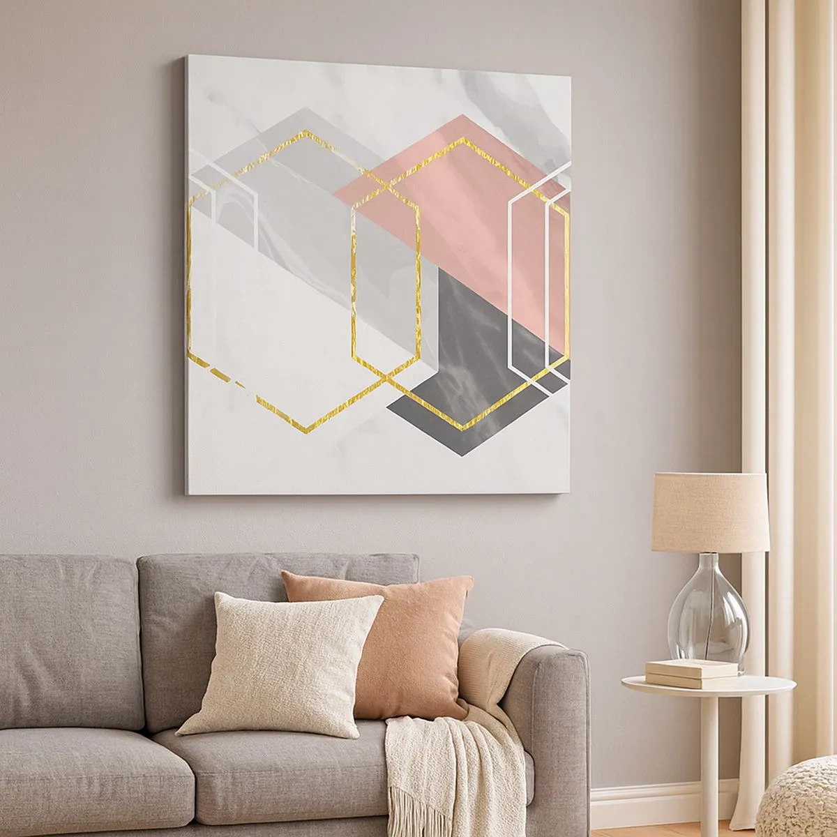 Tablou pe pânză - Compoziția lanțului - 30x30 cm