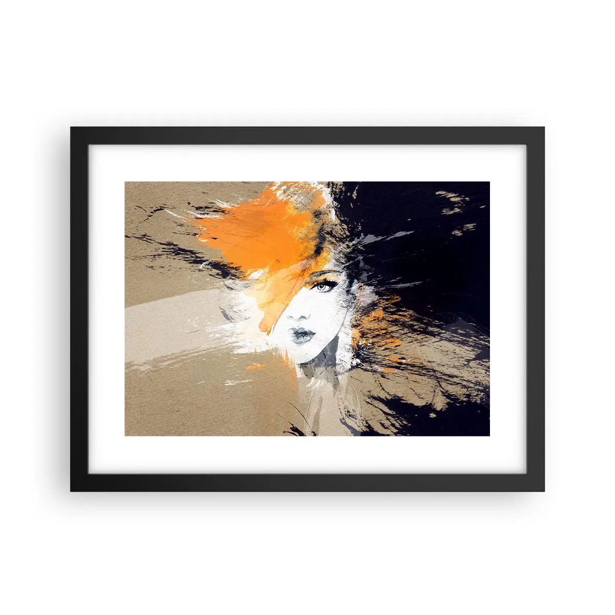 Poster în ramă neagră - Și se face lumină - 40x30 cm