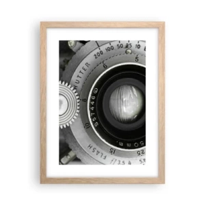 Poster în ramă de stejar deschis - Povestea de la Hollywood - 30x40 cm