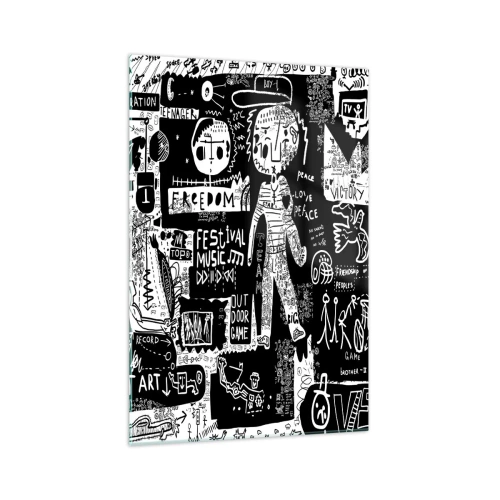 Tablou pe sticlă - Tinerețea duhovnicească a legii și a bucuriei - 70x100 cm