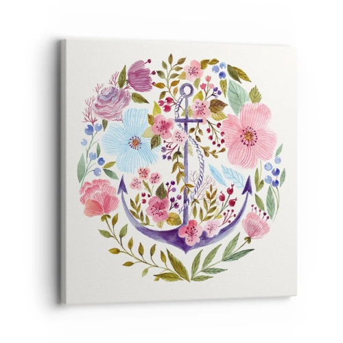 Tablou pe pânză - Somnul bun al marinarului - 30x30 cm