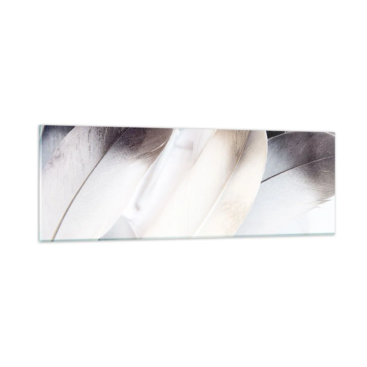 Tablou pe sticlă - Aproape angelice - 90x30 cm