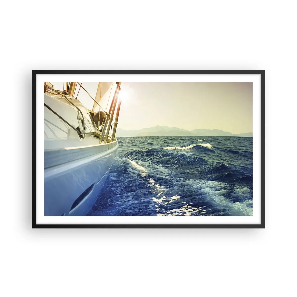 Poster în ramă neagră - După aventură - 91x61 cm