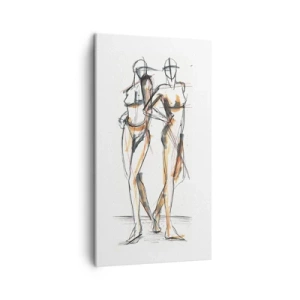 Tablou pe pânză - Un studiu de farmec - 45x80 cm