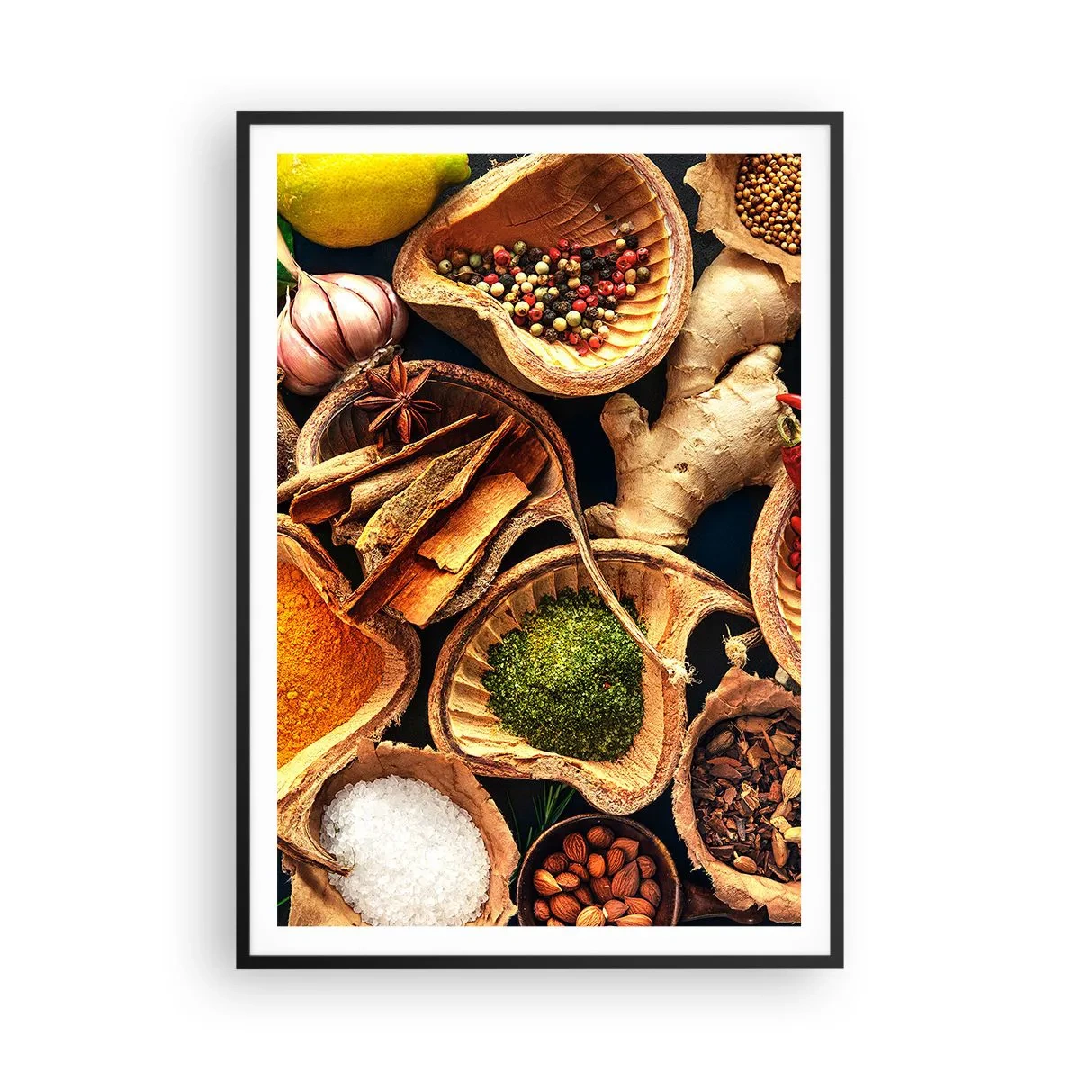 Poster în ramă neagră - Ia ce vrei - 70x100 cm