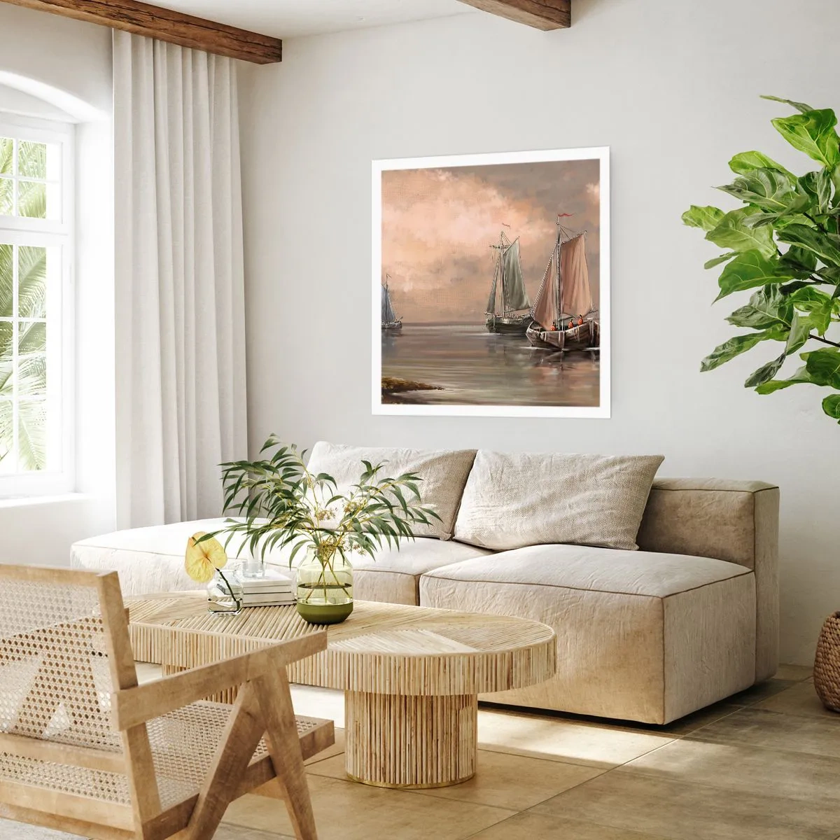 Poster - Întoarcerea marinarilor - 50x50 cm