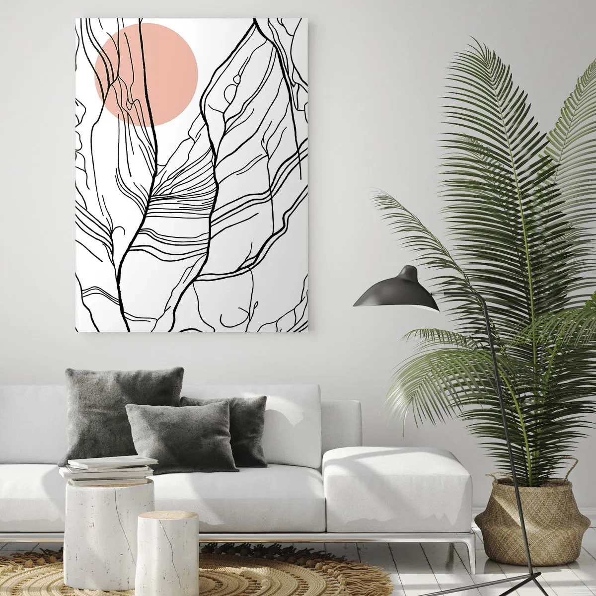 Tablou pe sticlă - Într-o rețea de crengi - 50x70 cm