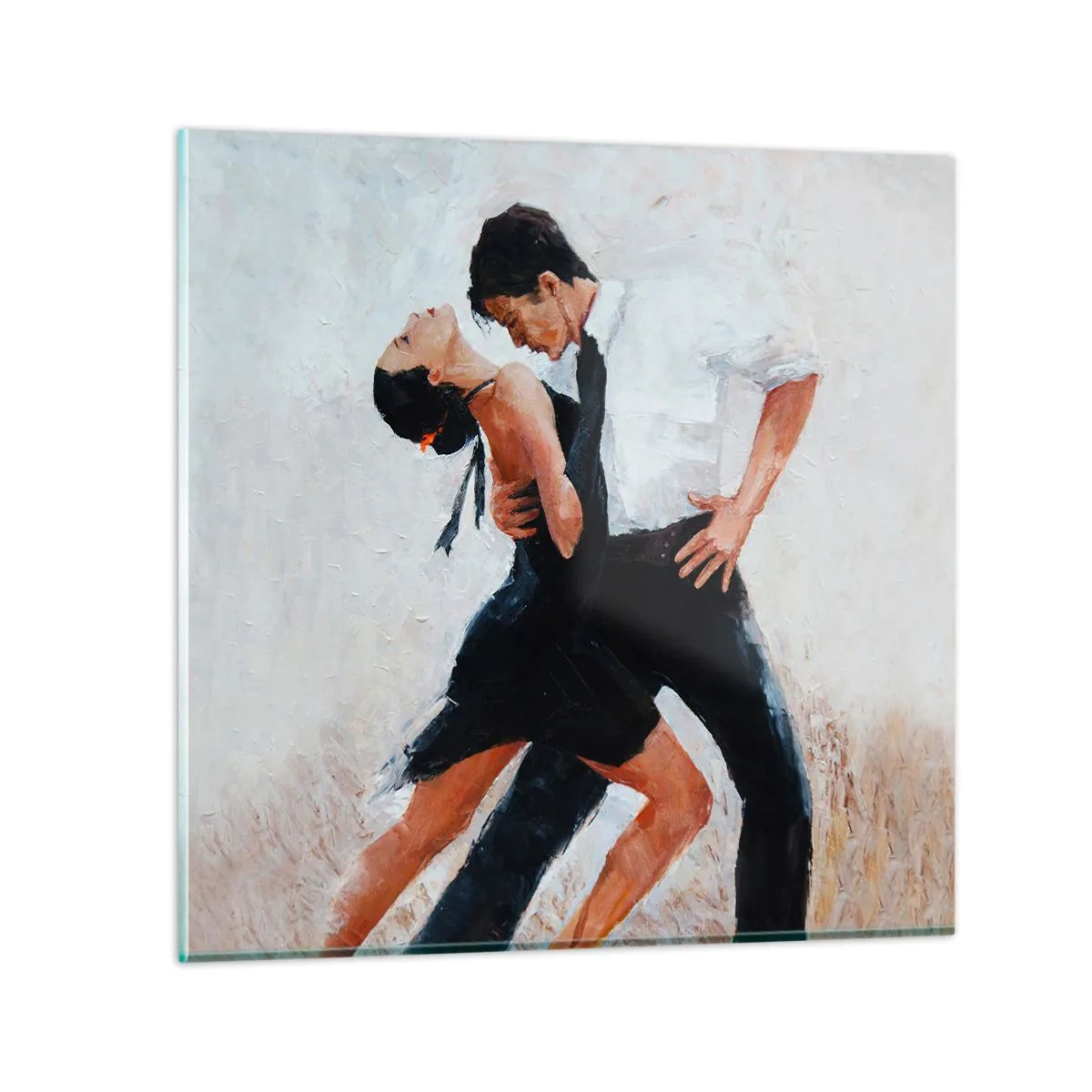 Tablou pe sticlă - Tangoul visurilor mele - 30x30 cm