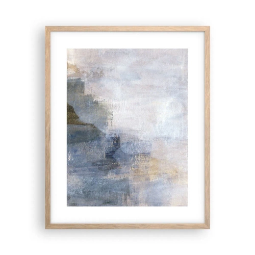 Poster în ramă de stejar deschis - Tonuri  și acorduri de culoare - 40x50 cm