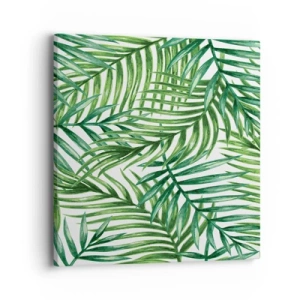 Tablou pe pânză - Sub bolta verde - 40x40 cm