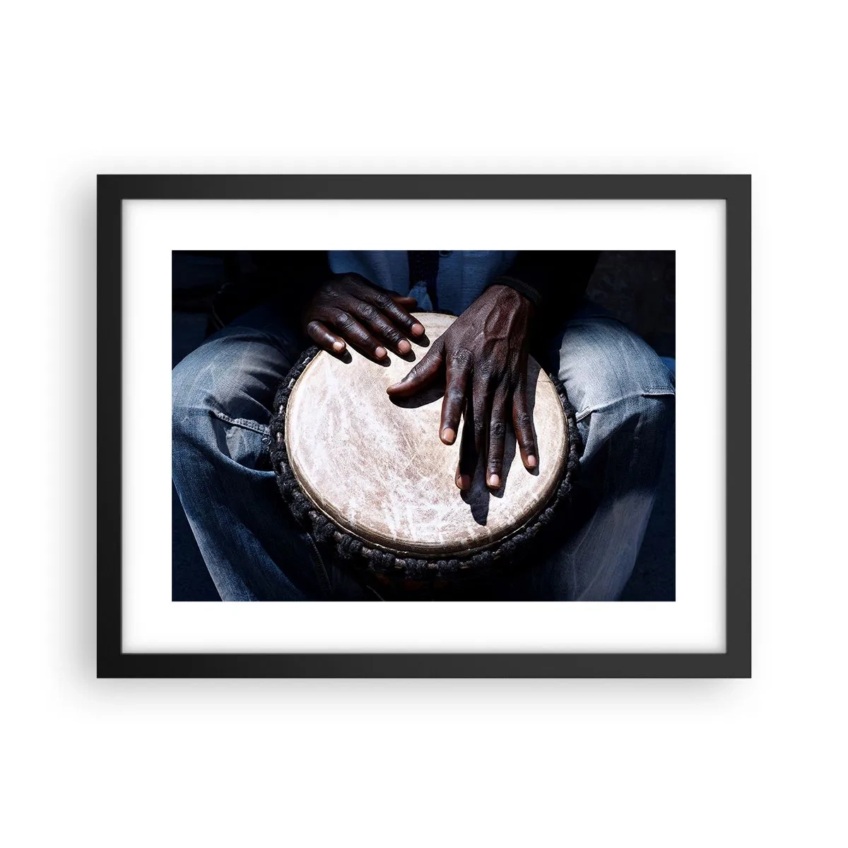 Poster în ramă neagră - Trăiește în ritmul tău - 40x30 cm