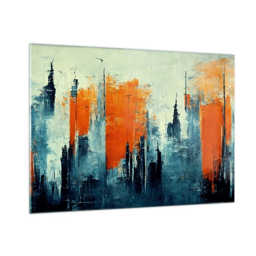 Tablou pe sticlă - Peisaj modern - 100x70 cm