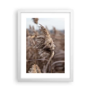 Poster în ramă albă - E timpul să zbori cu vântul - 30x40 cm