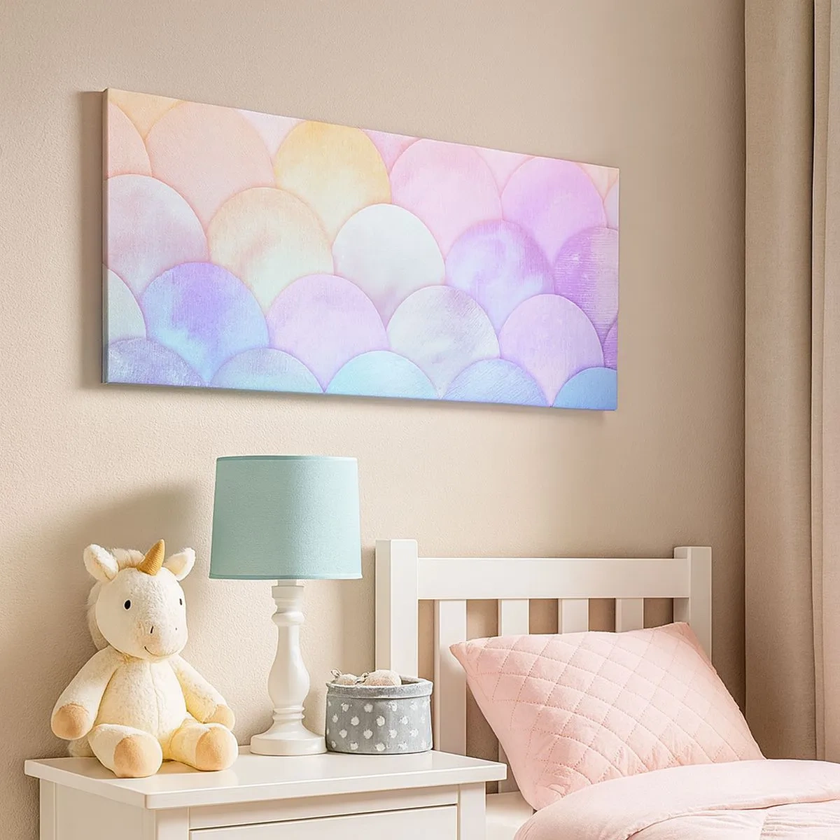 Tablou pe pânză - Coajă de perlă - 100x40 cm