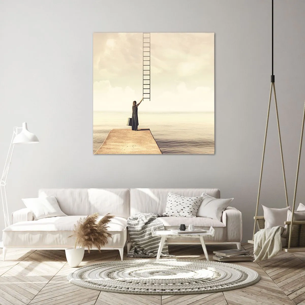 Tablou pe pânză - O călătorie conceptuală - 30x30 cm
