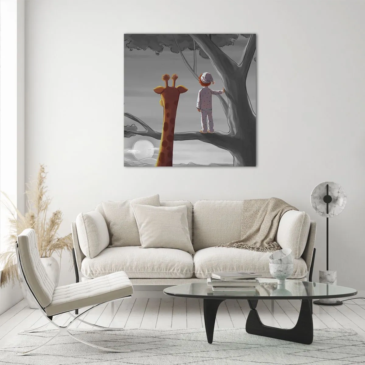 Tablou pe sticlă - Acest lucru se întâmplă cu adevărat - 60x60 cm