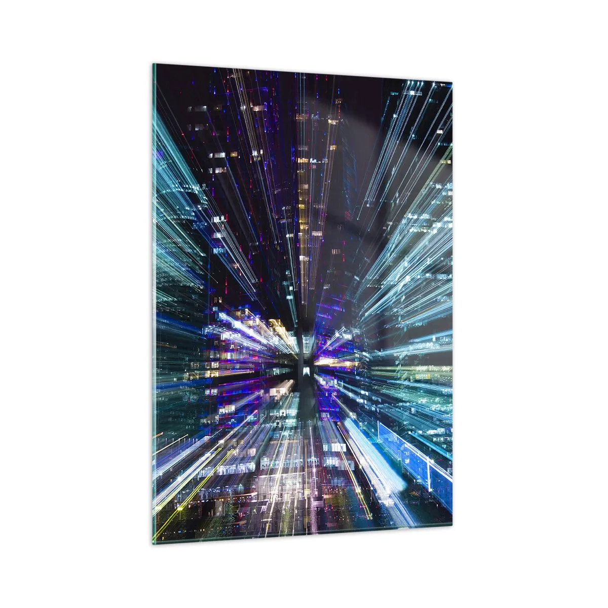 Tablou pe sticlă - Trecere către hiperspațiu - 50x70 cm