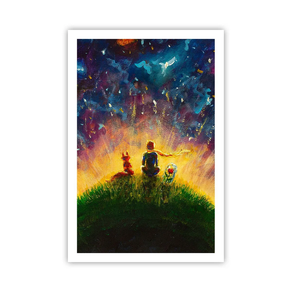 Poster - Dragoste și prietenie - întreaga lume - 61x91 cm