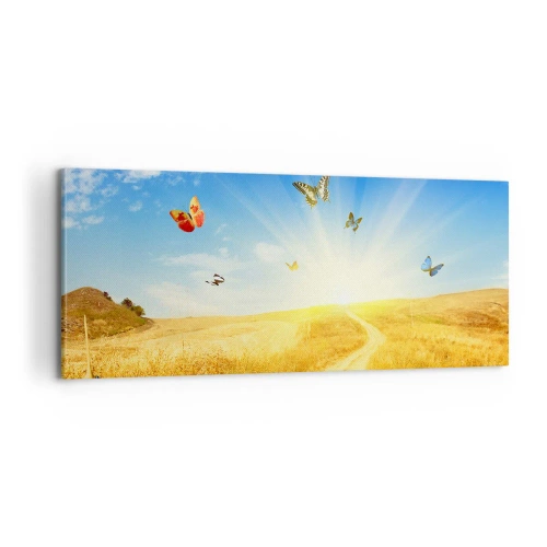 Tablou pe pânză - Și cum să nu iubești vara? - 100x40 cm
