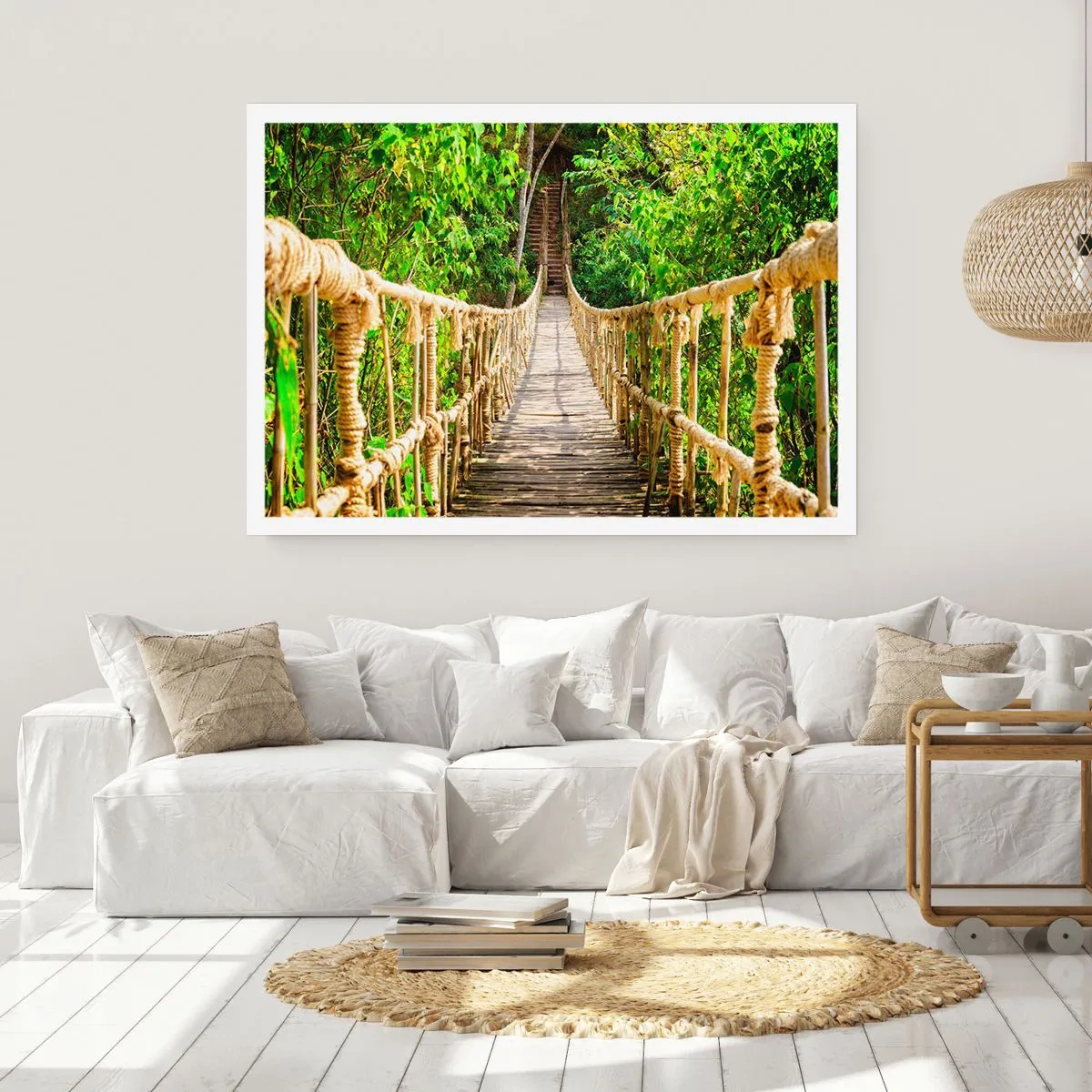 Poster - Suspendat în verde - 50x40 cm