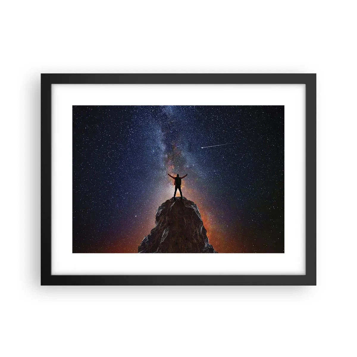 Poster în ramă neagră - Puterea este cu mine! - 40x30 cm